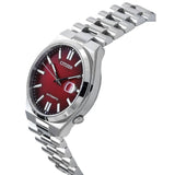 Citizen Tsuyosa Automatic Red Dial Silver Steel Strap Watch For Men - NJ0150-56W Buy Now By Citizen