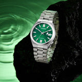 Citizen Tsuyosa Automatic Green Dial Silver Steel Strap Watch For Men - NJ0150-81X Buy Now By Citizen