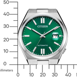 Citizen Tsuyosa Automatic Green Dial Silver Steel Strap Watch For Men - NJ0150-81X Buy Now By Citizen