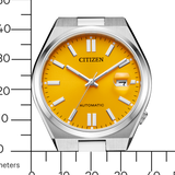 Citizen Tsuyosa Automatic Yellow Dial Silver Steel Strap Watch for Men - NJ0150-81Z Buy Now By Citizen