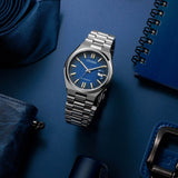 Citizen Tsuyosa Automatic Dark Blue Dial Silver Steel Strap Watch For Men - NJ0151-88L Buy Now By Citizen