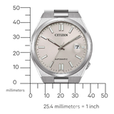 Citizen Tsuyosa Automatic Oatmeal White Dial Silver Steel Strap Watch For Men - NJ0151-88W Buy Now By Citizen