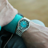 Citizen Tsuyosa Automatic Blue Dial Silver Steel Strap Watch For Men - NJ0151-88X