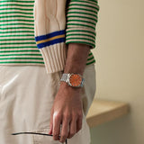 Citizen Tsuyosa Automatic Orange Dial Silver Steel Strap Watch For Men - NJ0151-88Z Buy Now By Citizen