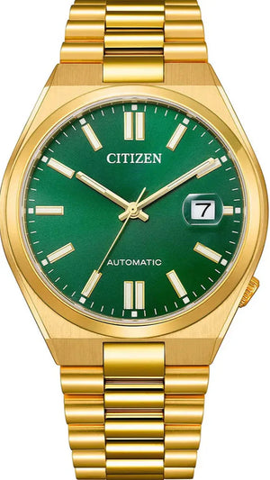 Citizen Tsuyosa Automatic Green Dial Gold Steel Strap Watch For Men - NJ0152-51X Buy Now By Citizen