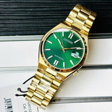 Citizen Tsuyosa Automatic Green Dial Gold Steel Strap Watch For Men - NJ0152-51X Buy Now By Citizen