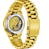 Citizen Tsuyosa Automatic Green Dial Gold Steel Strap Watch For Men - NJ0152-51X Buy Now By Citizen