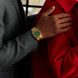 Citizen Tsuyosa Automatic Green Dial Gold Steel Strap Watch For Men - NJ0152-51X Buy Now By Citizen
