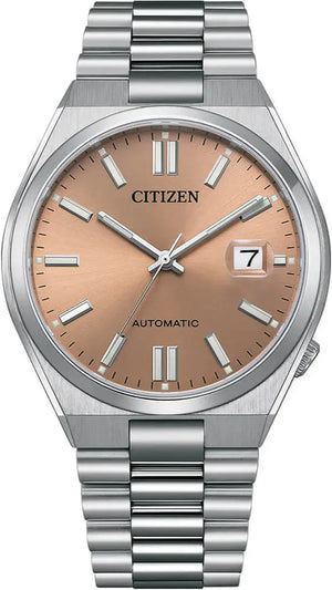 Citizen x Pantone Automatic Warm Sand Dial Silver Steel Strap Watch For Men - NJ0158-89Y Buy Now By Citizen
