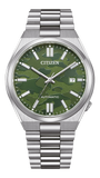 Citizen Tsuyosa Automatic Camouflage Green Dial Silver Steel Strap Watch For Men - NJ0159-86X Buy Now By Citizen