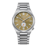 Citizen Tsuyosa Automatic Titanium Yellow Dial Silver Steel Strap Watch For Men - NK5010-51X Buy Now By Citizen