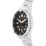 Citizen Promaster 200M Diver Fugu Asian Limited Edition Black Dial Silver Steel Strap Watch For Men - NY0090-86E Buy Now By Citizen