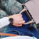 Michael Kors Channing Black Dial Rose Gold Steel Strap Watch For Women - MK5937 Buy Now By Michael Kors