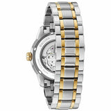 Bulova BVA Skeleton Silver Dial Two Tone Steel Strap Watch for Men - 98A230 Buy Now By Bulova