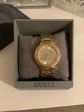 Guess Madison Diamonds Gold Dial Gold Steel Strap Watch for Women - W0637L2 Buy Now By Guess