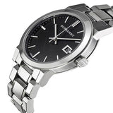 Burberry The City Black Dial Silver Stainless Steel Strap Watch for Women - BU9001 Buy Now By Burberry