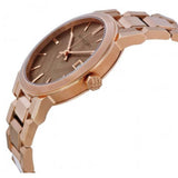 Burberry The City Rose Gold Dial Rose Gold Steel Strap Watch for Women - BU9034 Buy Now By Burberry