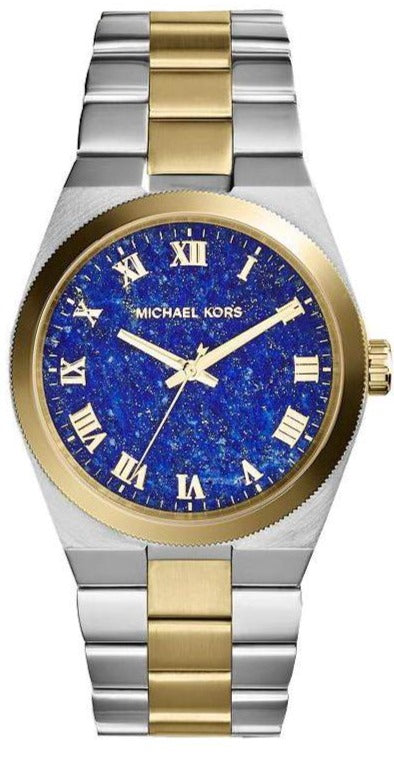 Michael Kors Channing Blue Dial Two Tone Steel Strap Watch For Women - MK5893 Buy Now By Michael Kors