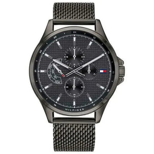 Tommy Hilfiger Shawn Chronograph Quartz Grey Dial Grey Mesh Bracelet Watch for Men - 1791613 Buy Now By Tommy Hilfiger