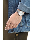 Fossil Jacqueline White Dial Silver Steel Strap Watch for Women - ES3545 Buy Now By Fossil