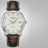 Longines Master Collection Automatic 40mm White Dial Brown Leather Strap Watch for Men - L2.793.4.77.3 Buy Now By Longines