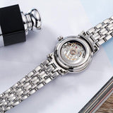 Longines Presence 25.5mm Automatic Black Dial Silver Steel Strap Watch for Women - L4.321.4.52.6 Buy Now By Longines