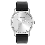 Calvin Klein City Silver Dial Black Steel Strap Watch for Men - K2G2G1CX Buy Now By Calvin Klein