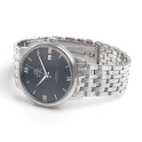 Omega De Ville Prestige Co-Axial Orbis Blue Dial Silver Steel Strap Watch for Men - 424.10.40.20.03.001 Buy Now By Omega