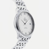 Omega De Ville Prestige Co-Axial Silver Dial Silver Steel Strap Watch for Men - 424.10.40.20.02.003 Buy Now By Omega