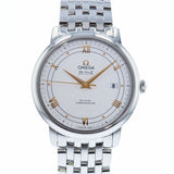 Omega De Ville Prestige Co Axial Silver Dial Silver Steel Strap Watch for Men - 424.10.40.20.02.004 Buy Now By Omega