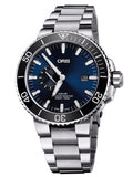 Oris Aquis Date Blue Dial Silver Steel Strap Watch for Men - 0173377304135-0782405PEB Buy Now By Oris