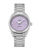 Omega Seamaster Aqua Terra Quartz Purple Dial Silver Steel Strap Watch for Women - 220.10.28.60.60.001 Buy Now By Omega