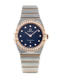 Omega Constellation Quartz Diamonds Blue Dial Two Tone Steel Strap Watch for Women - 131.25.25.60.53.002 Buy Now By Omega