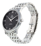 Omega De Ville Prestige Co-Axial Black Dial Silver Steel Strap Watch for Men - 424.10.40.20.01.001 Buy Now By Omega