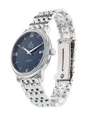 Omega De Ville Prestige Co-Axial Orbis Blue Dial Silver Steel Strap Watch for Men - 424.10.40.20.03.001 Buy Now By Omega