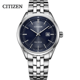 Citizen Eco Drive Blue Dial Silver Steel Strap Watch For Men - BM7250-56L Buy Now By Citizen