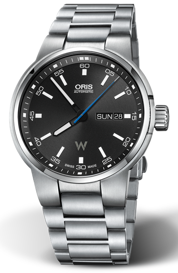 Oris Williams Day Date Black Dial Silver Steel Strap Watch for Men - 0173577404154-0782450S Buy Now By Oris
