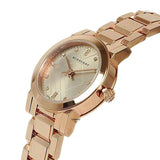 Burberry Heritage Rose Gold Dial Rose Gold Steel Strap Watch for Women - BU9215 Buy Now By Burberry