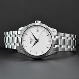 Tissot T Trend Couturier White Dial Silver Steel Strap Watch For Women - T035.210.11.011.00 Buy Now By Tissot