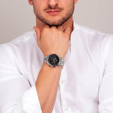 Maserati Epoca Chronograph Black Dial Silver Steel Strap Watch For Men - R8873618017 Buy Now By Maserati