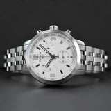 Tissot PRC 200 Chronograph White Dial Silver Steel Strap Watch For Men - T055.417.11.017.00 Buy Now By Tissot