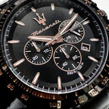 Maserati Traguardo Chronograph Black Dial Black Steel Strap Watch For Men - R8873612048 Buy Now By Maserati