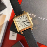 Marc Jacobs Vic Silver Dial Black Leather Strap Watch for Women - MJ1437 Buy Now By Marc Jacobs