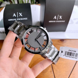 Armani Exchange Hampton Chronograph Grey Dial Grey Steel Strap Watch For Men - AX2188 Buy Now By Armani Exchange