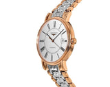 Longines Presence 38.5mm Automatic White Dial Two Tone Steel Strap Watch for Men - L4.921.1.11.7 Buy Now By Longines