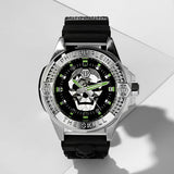 Philipp Plein The Skull Black Dial Black Silicone Strap Watch for Men - PWAAA0121 Authentic Buy Shop Now