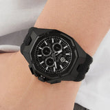 Philipp Plein Octagon Black Dial Black Silicone Strap Watch for Men - PWTBA0623 Authentic Buy Shop Now