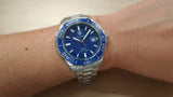Tag Heuer Aquaracer Calibre 5 Automatic Blue Dial Silver Steel Strap Watch for Men - WAK2111.BA0830 Buy Now By Tag Heuer