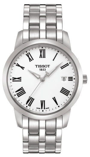 Tissot T Classic Dream White Dial Silver Steel Strap Watch for Men - T033.410.11.013.01 Buy Now By Tissot
