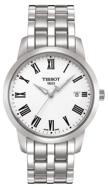 Tissot T Classic Dream White Dial Silver Steel Strap Watch for Men - T033.410.11.013.01 Buy Now By Tissot